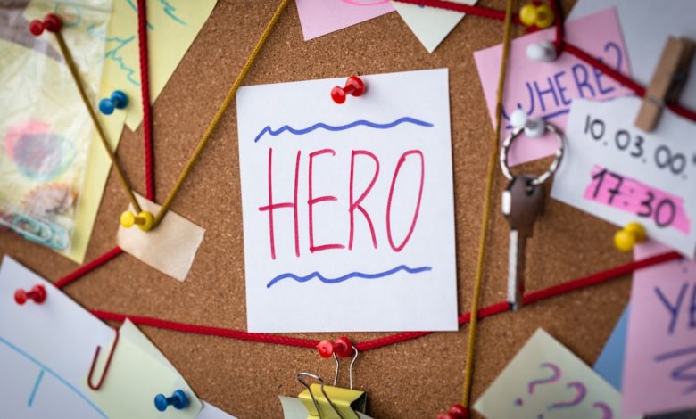 white printer paper with hero text