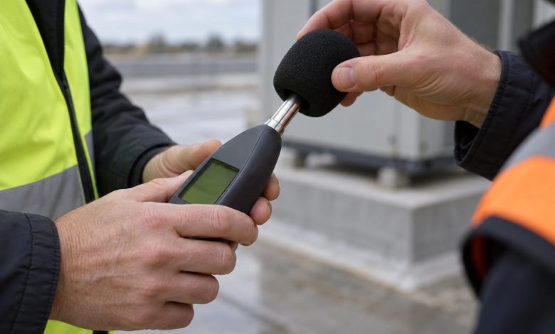 On an unfinished commercial roof beside the plinth for a new air-handling unit, a facilities project